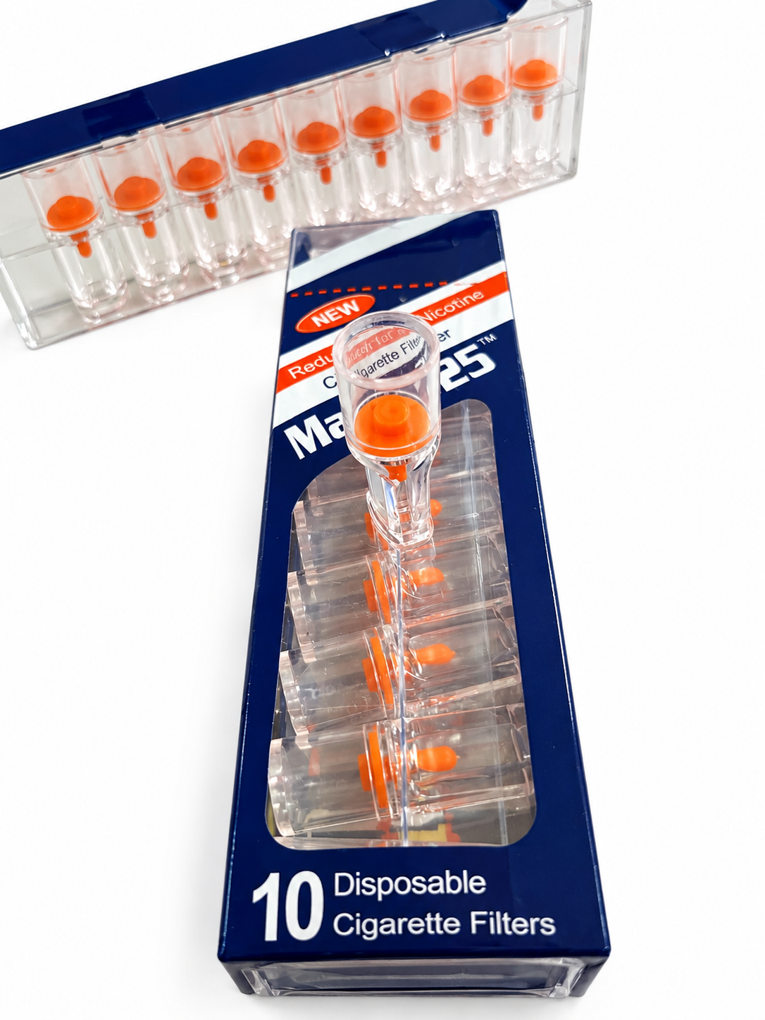 Magic 25 Disposable Cigarette Filters – 60 Packs 600 Filter Tips 2 Display Boxes